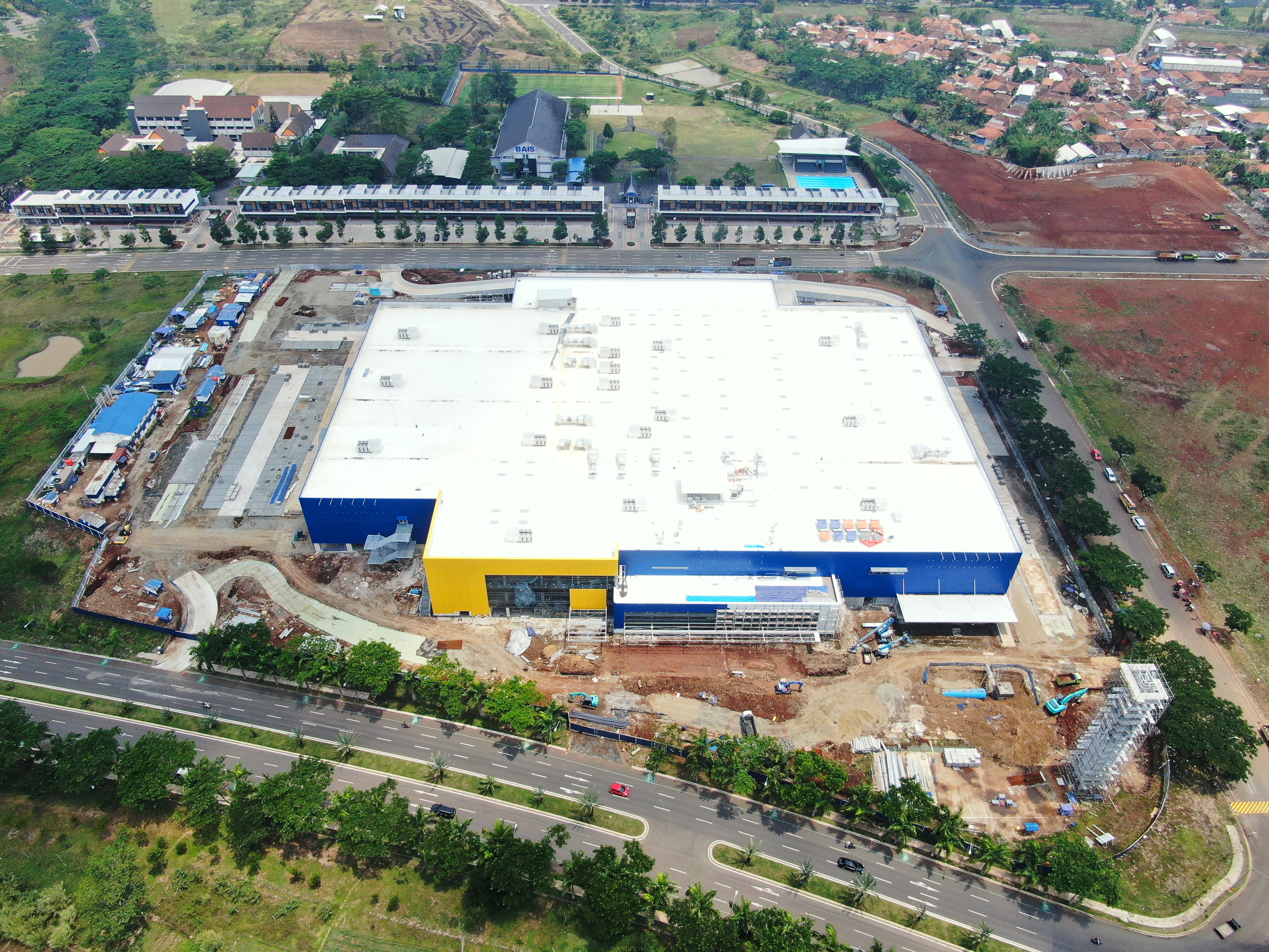 Aerial overview of the IKEA KBP site