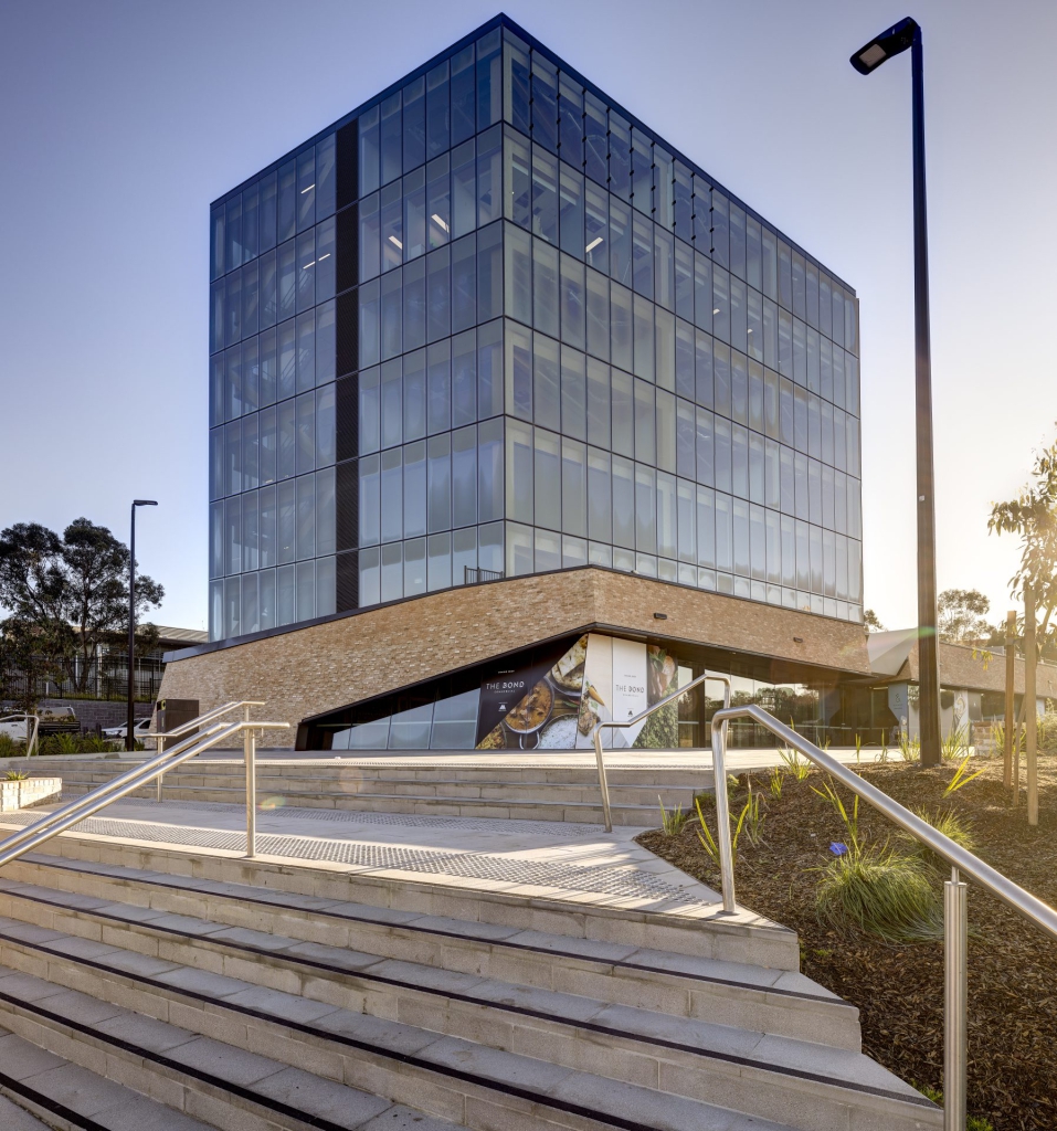 Exterior of The Bond office building in Norwest