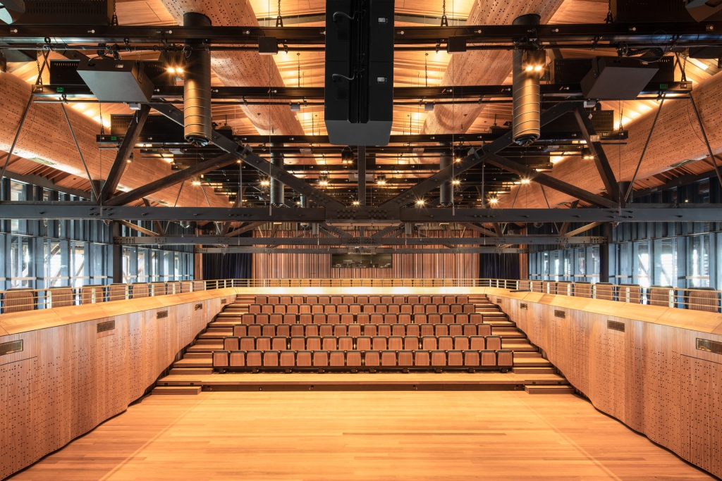 Timber auditorium at the Walsh Bay Arts Precinct