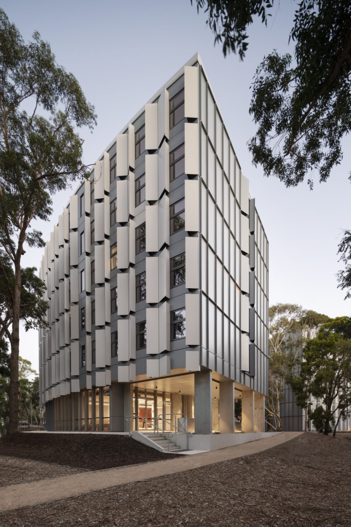 Exterior of La Trobe University student accommodation