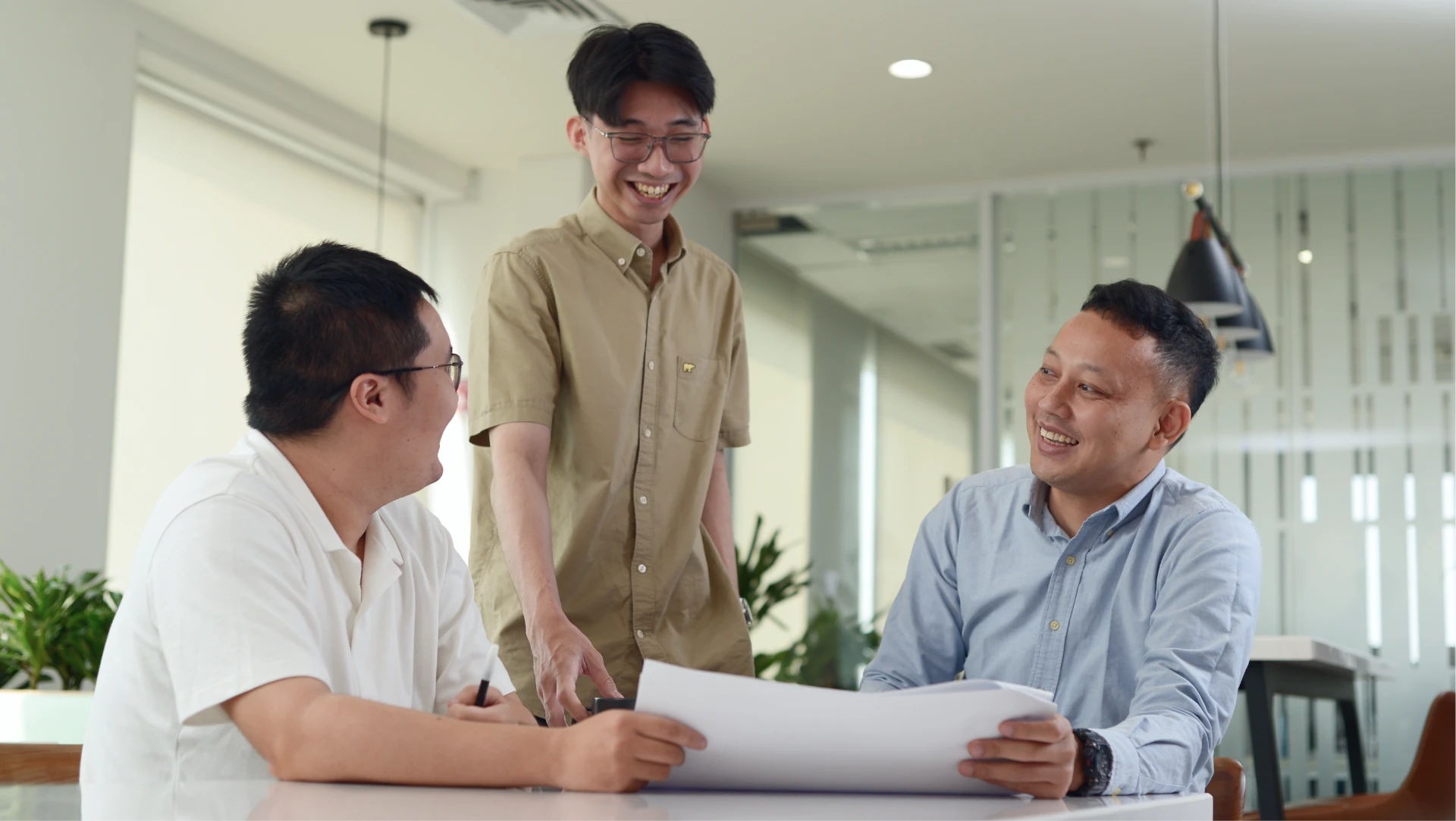 TTW colleagues collaborating in the Jakarta office